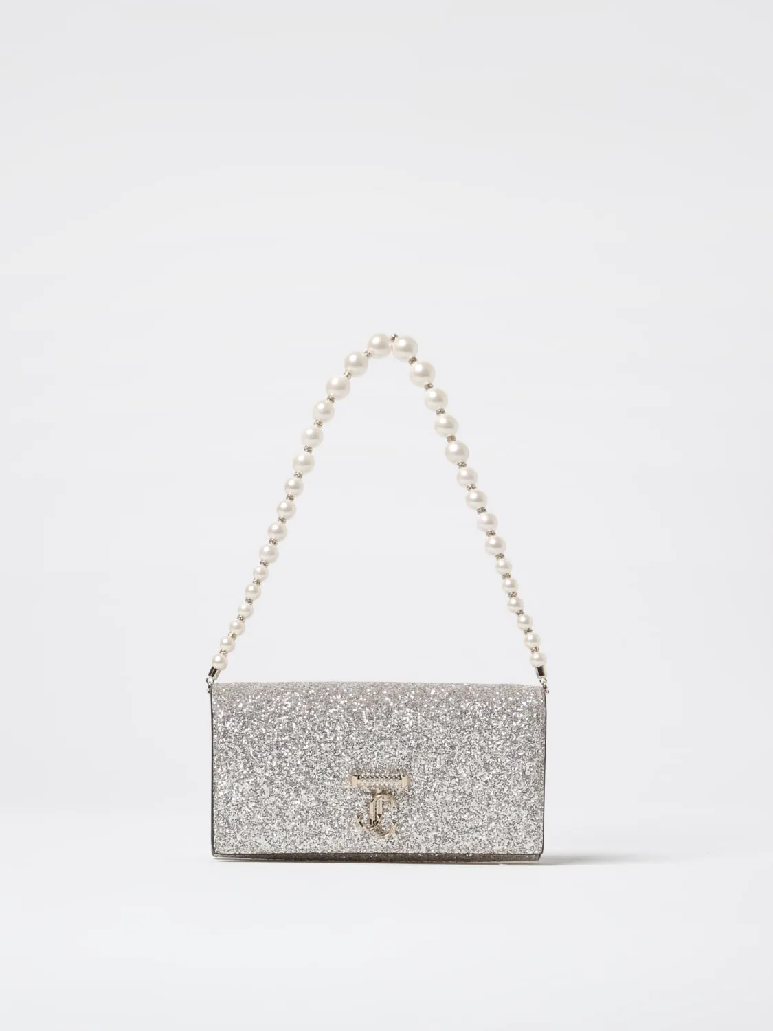 Borsa Avenue Jimmy Choo in pelle glitter