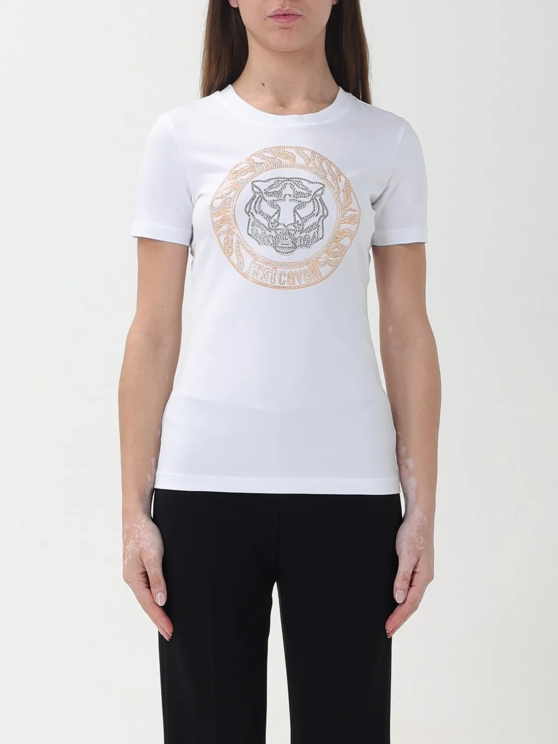 T-shirt con strass Just Cavalli