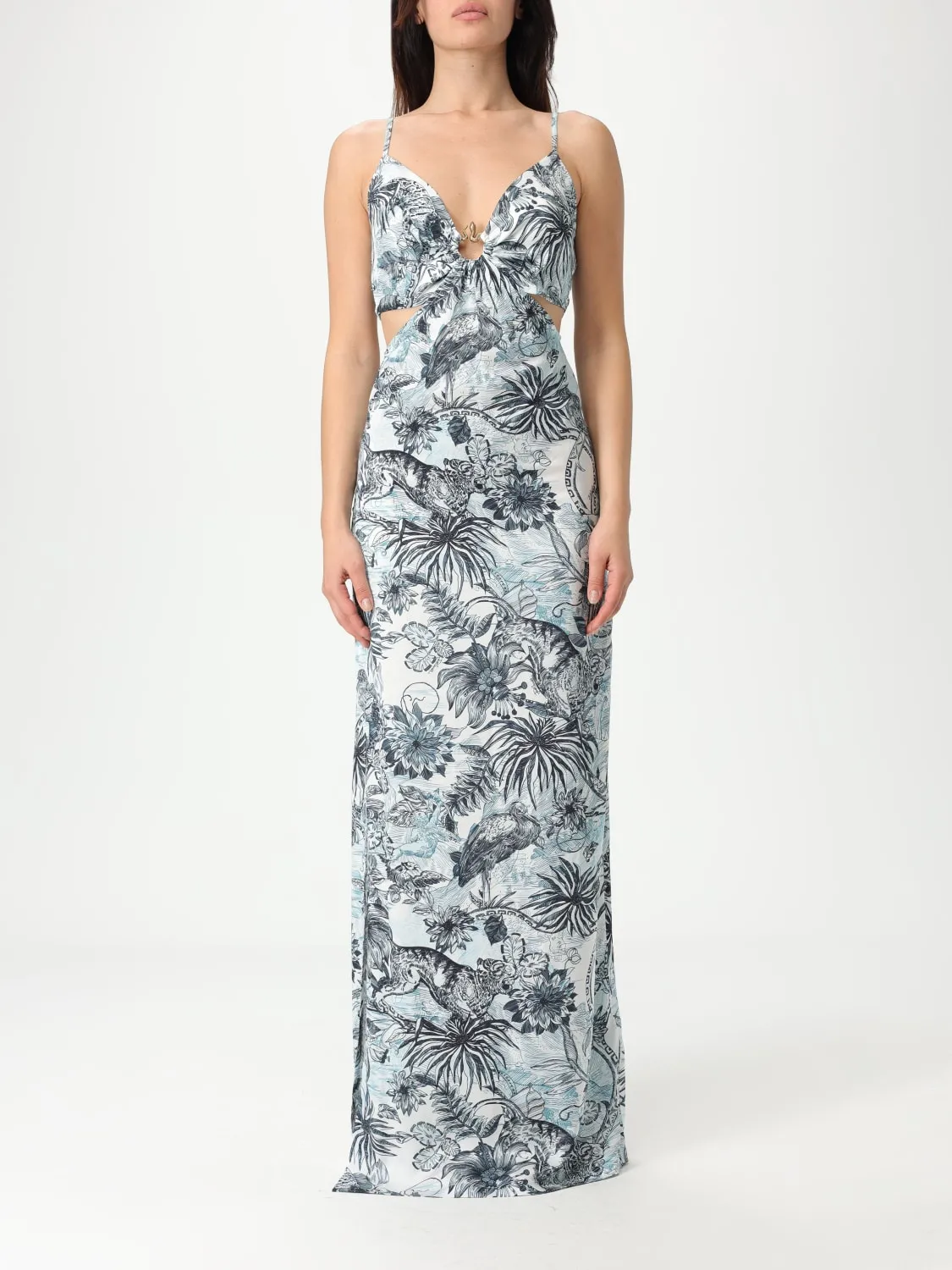 Abito lungo Just Cavalli viscosa stampata