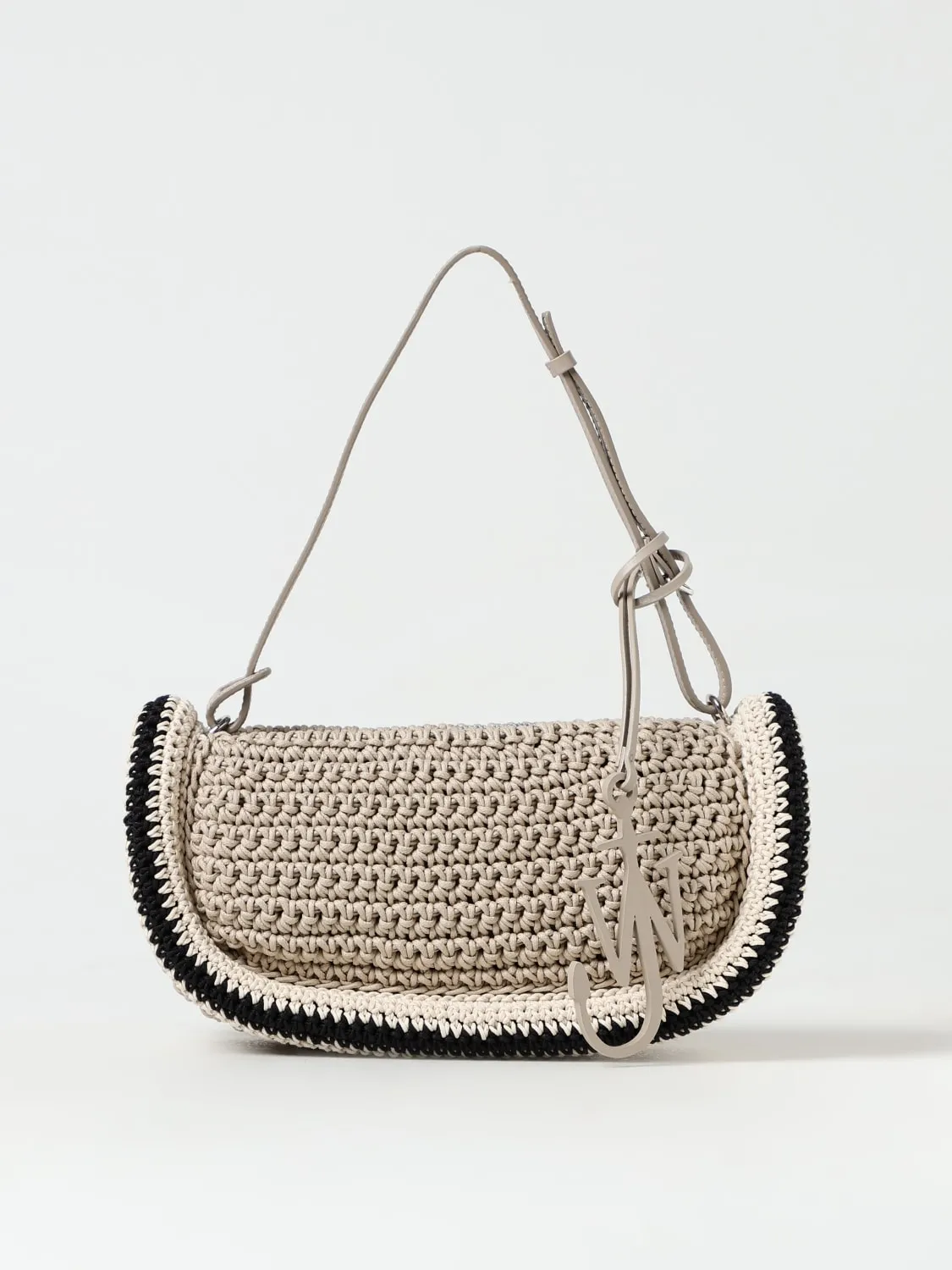Borsa Bumper JW Anderson in cotone crochet