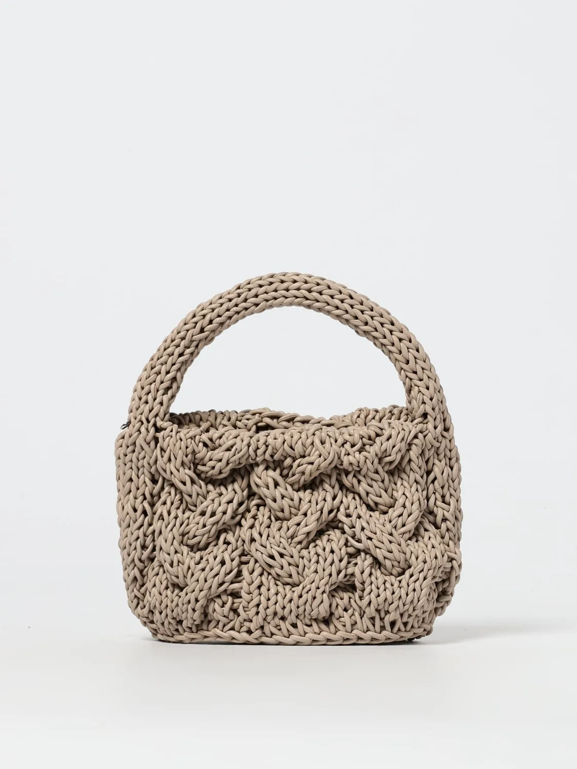 Borsa Cable Knit Small JW Anderson in pelle intrecciata