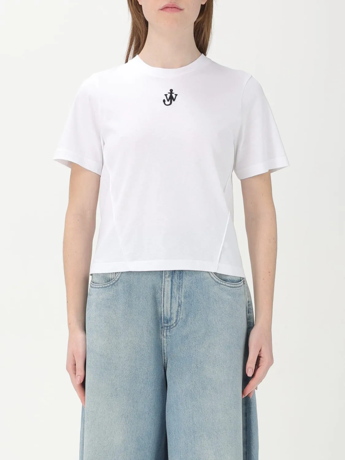 T-shirt JW Anderson in cotone con monogram