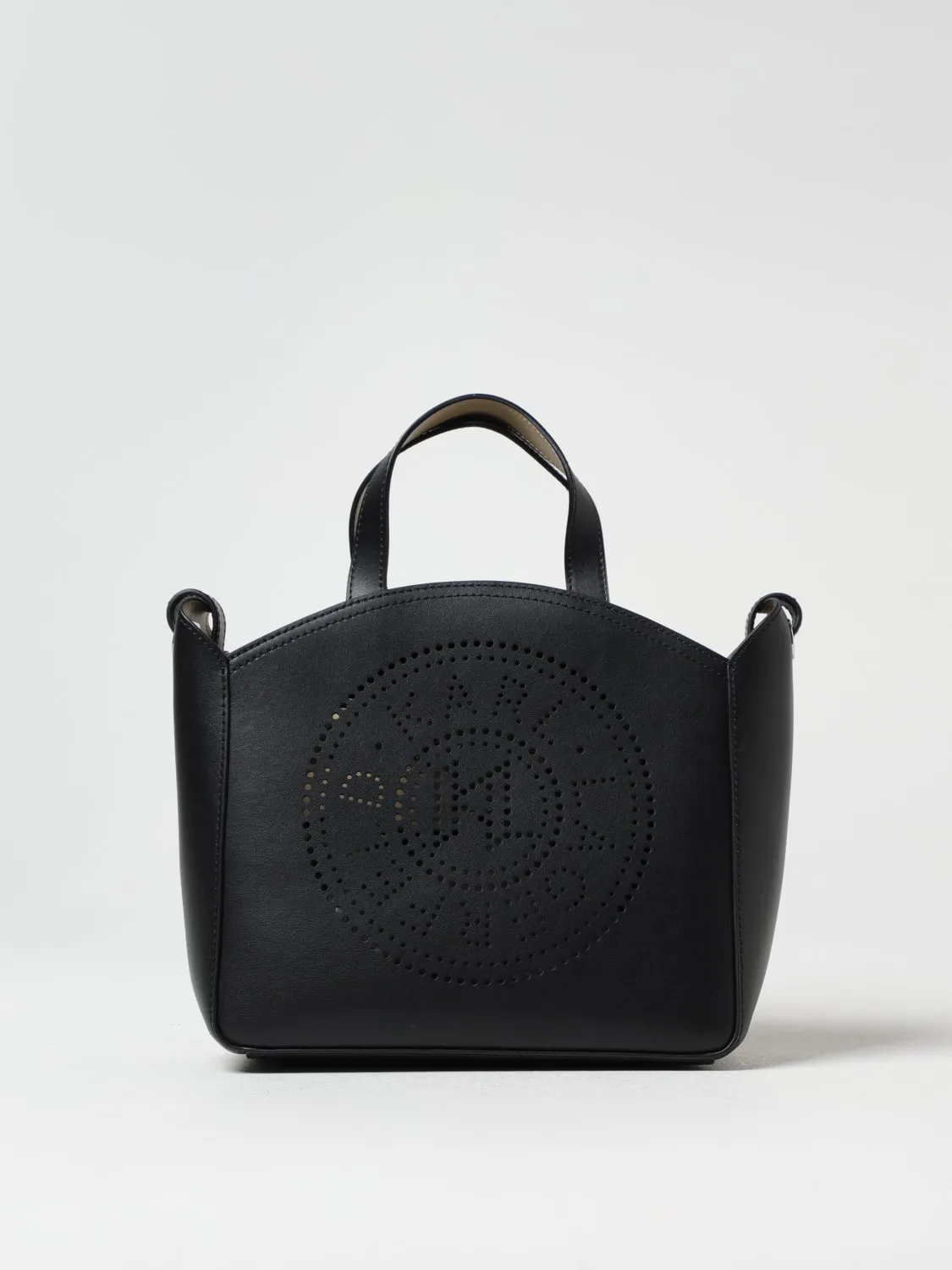 Borsa Karl Lagerfeld in pelle con logo traforato