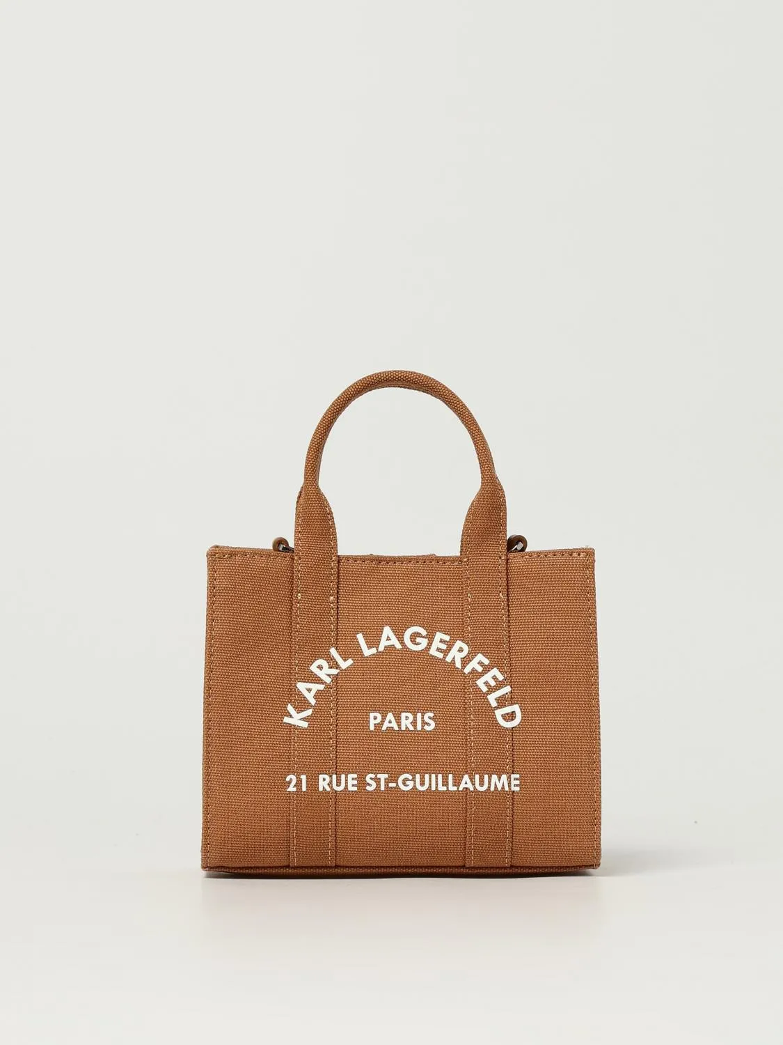 Borsa Karl Lagerfeld in canvas di cotone