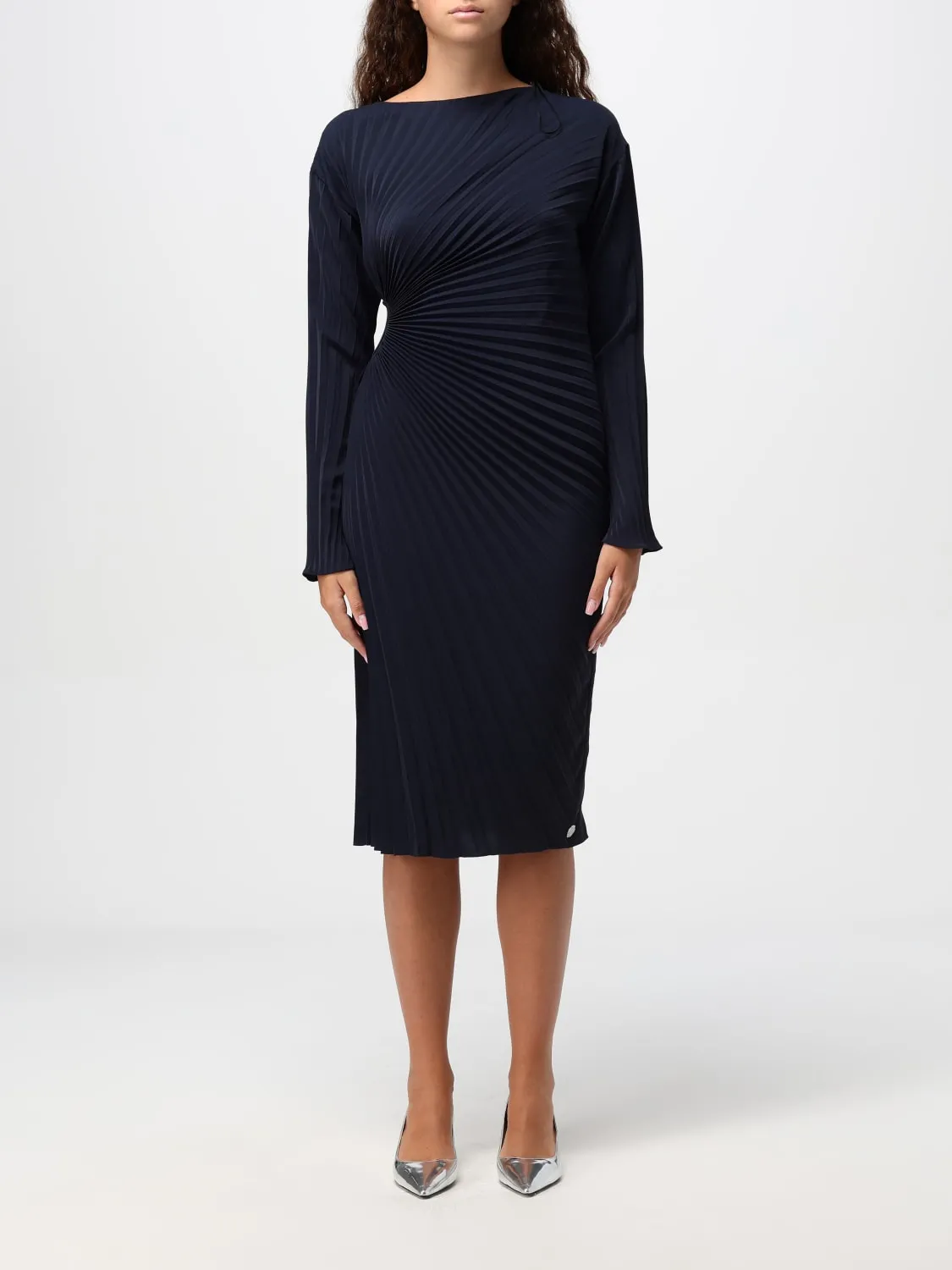 Abito Kenzo in crêpe plissettato