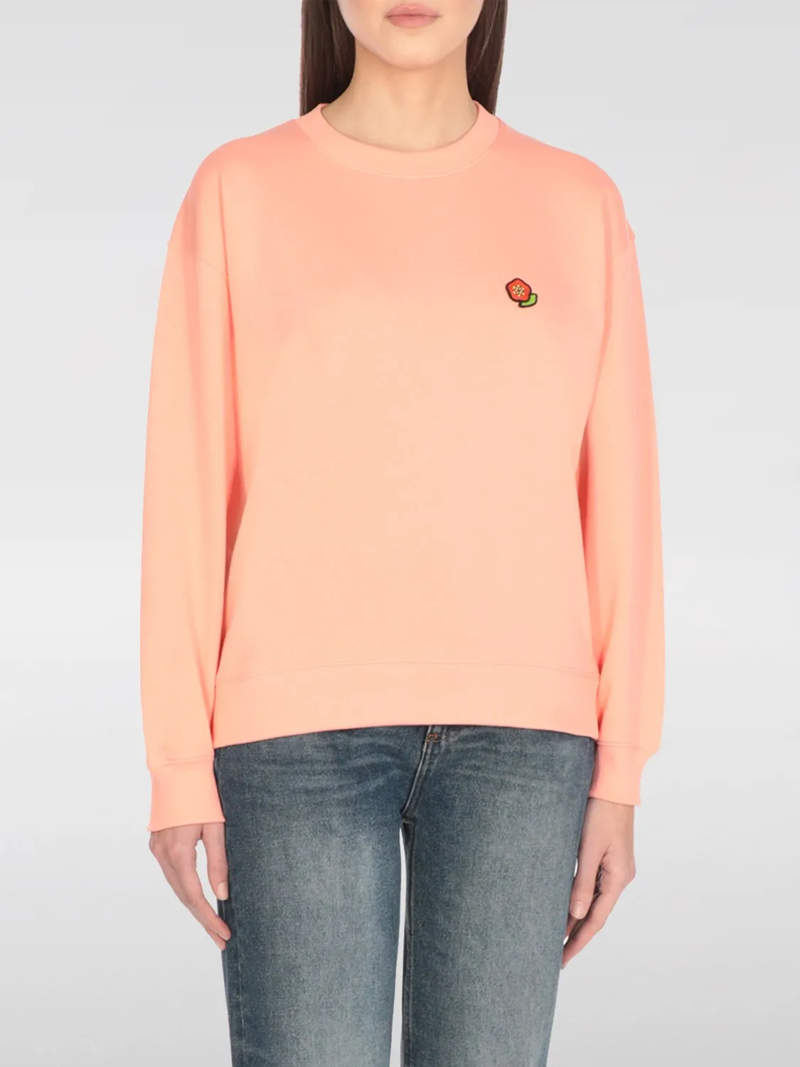 Felpa a girocollo con logo Kenzo