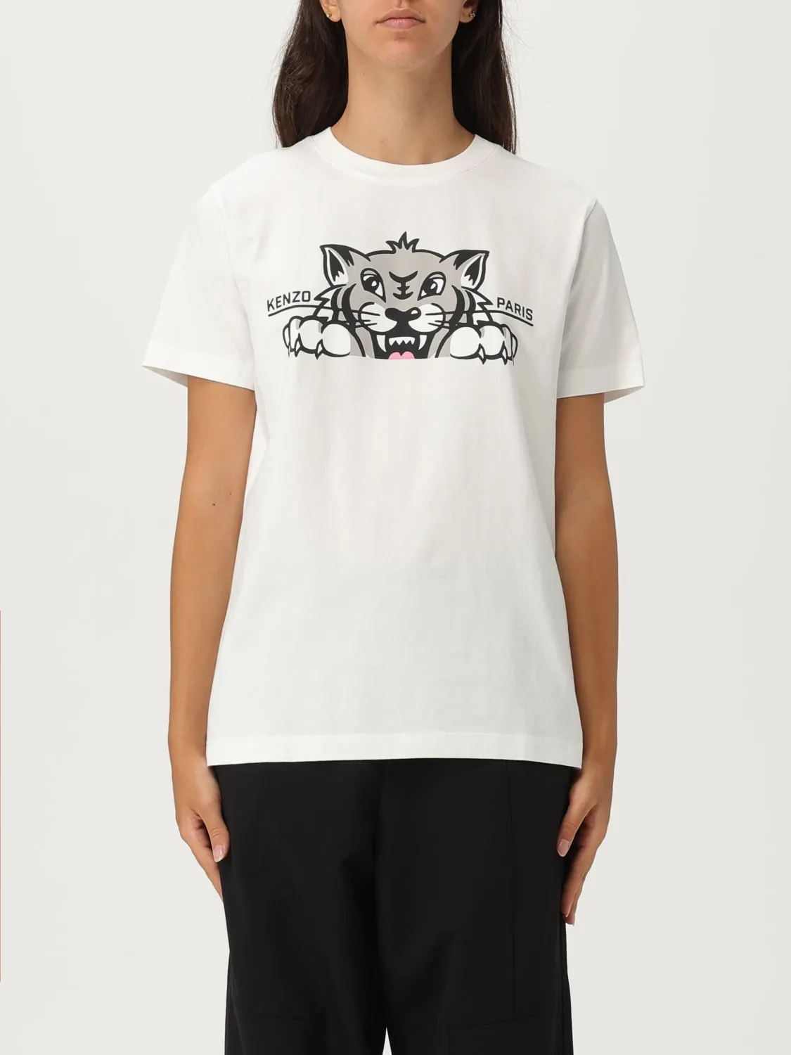 T-shirt in cotone stampata Kenzo
