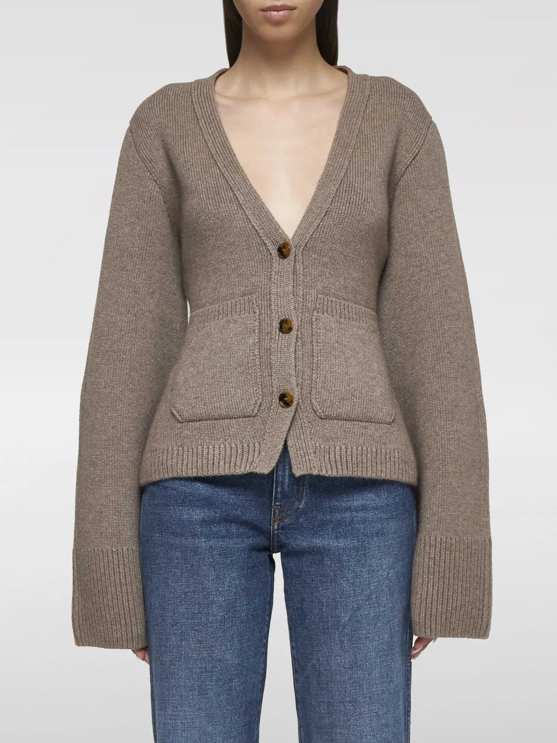 Cardigan Khaite in cashmere stretch