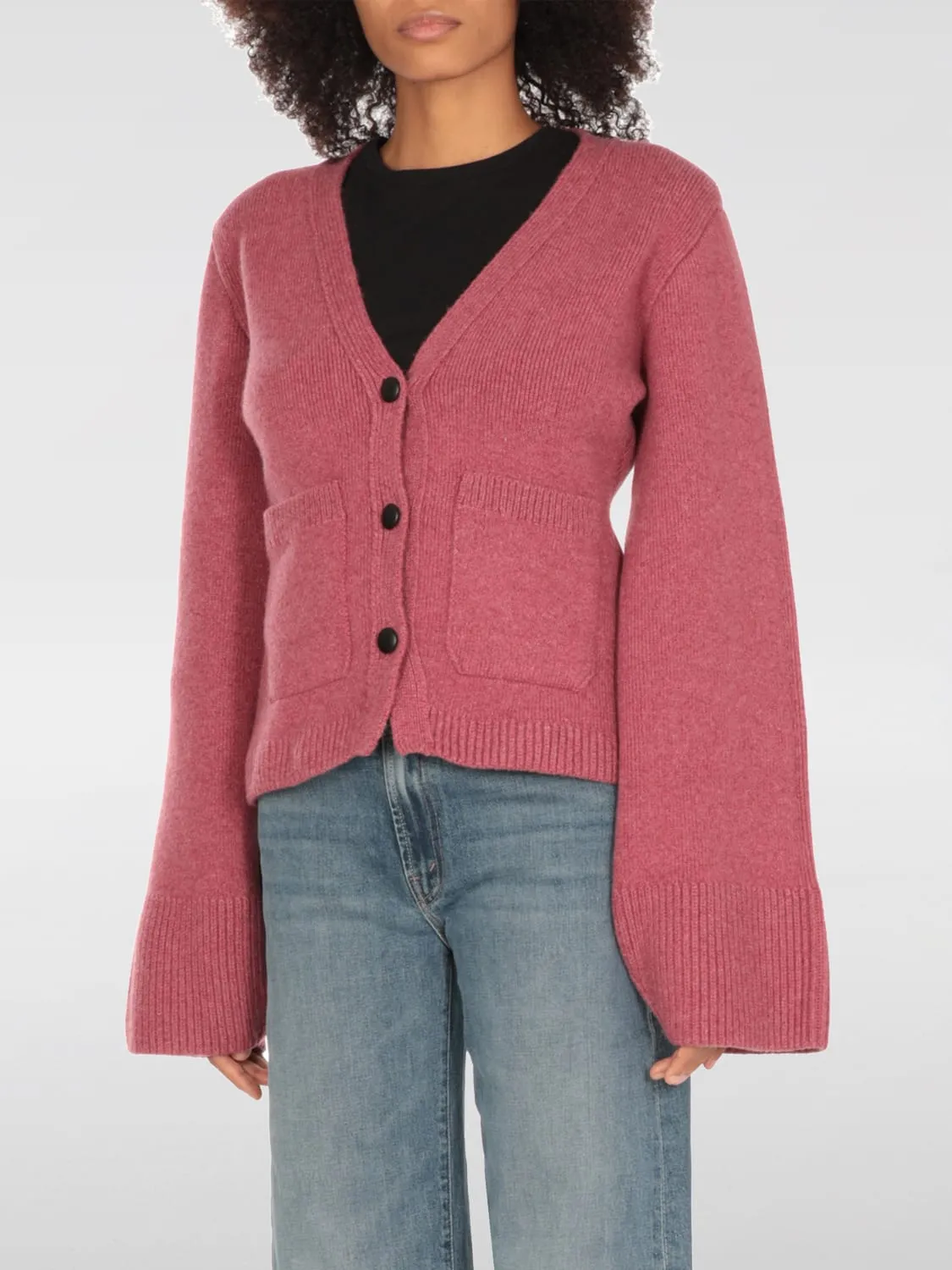 Cardigan a v Khaite in cashmere