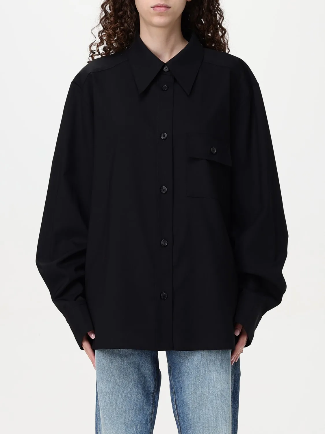 Camicia oversize Khaite in lana