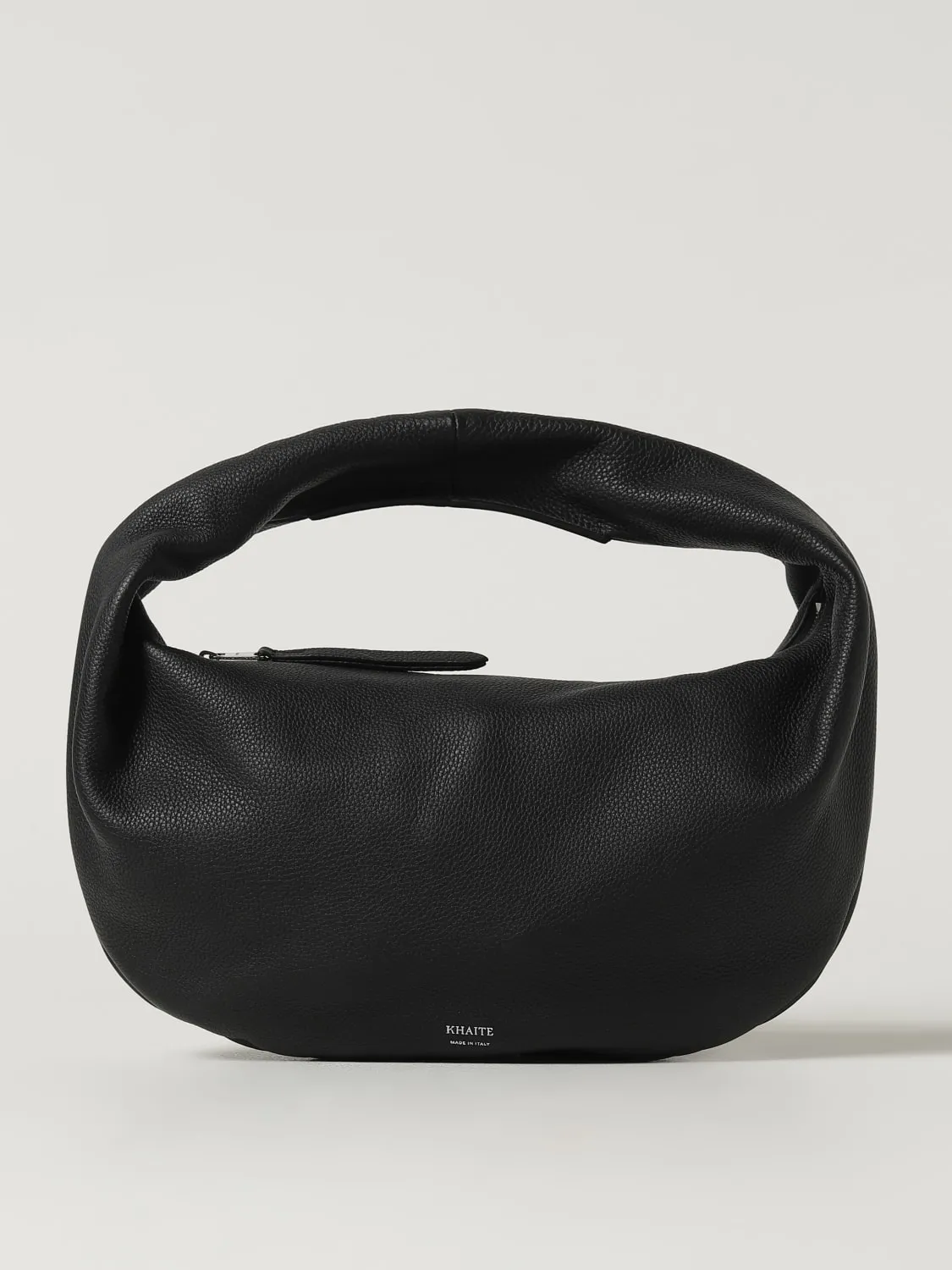 Borsa Olivia Hobo Khaite in pelle a grana