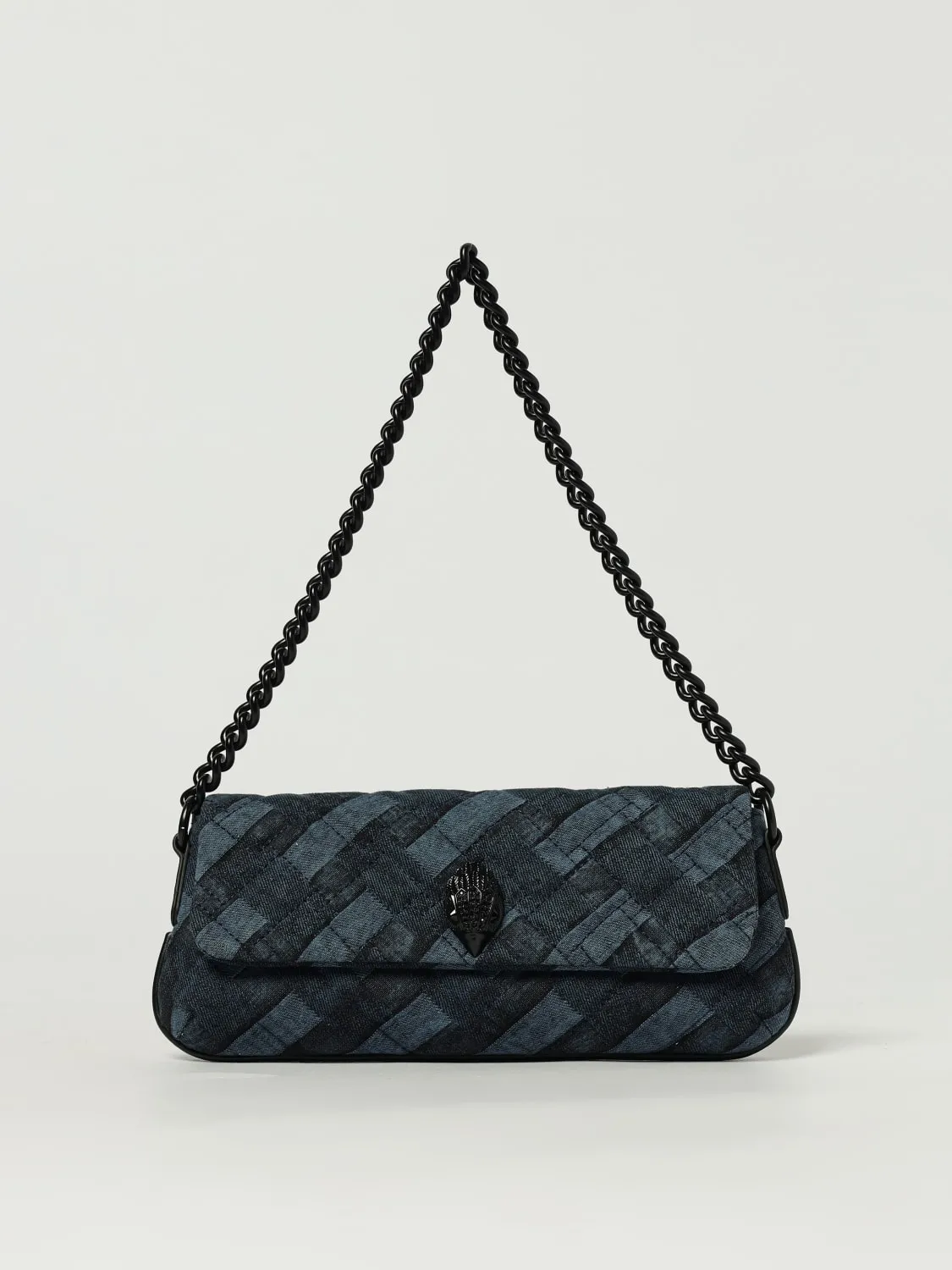 Borsa Long Kensington Kurt Geiger London in denim di cotone