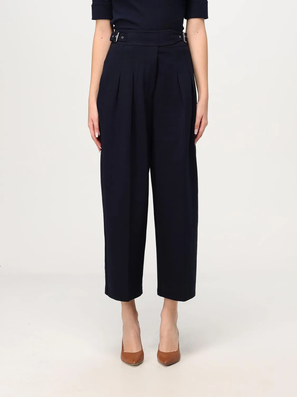 Pantalone Lauren Ralph Lauren in misto viscosa