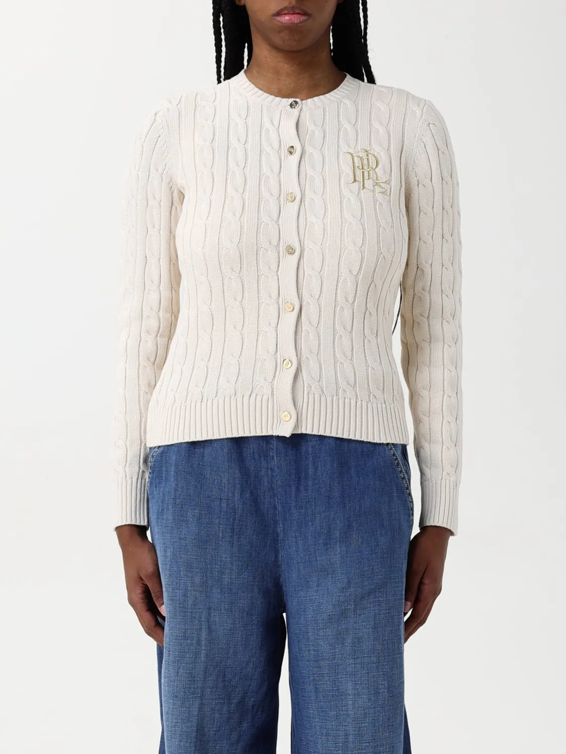 Cardigan Lauren Ralph Lauren in cotone tricot