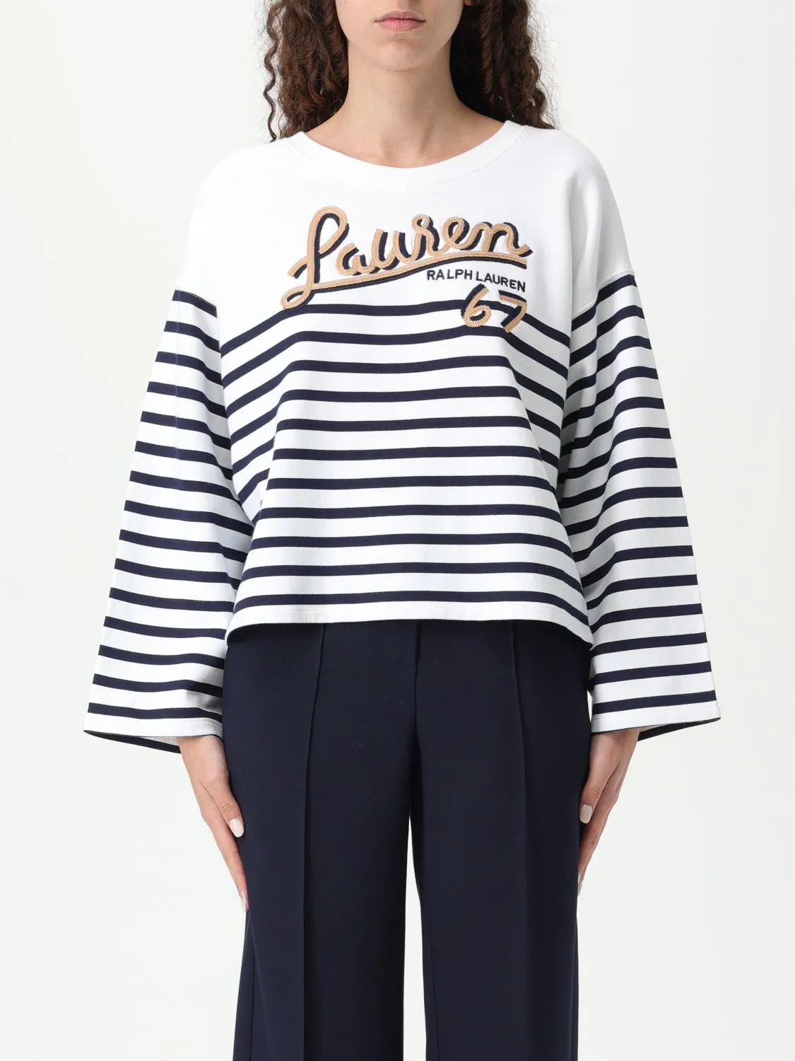 Pullover Lauren Ralph Lauren in maglia a righe
