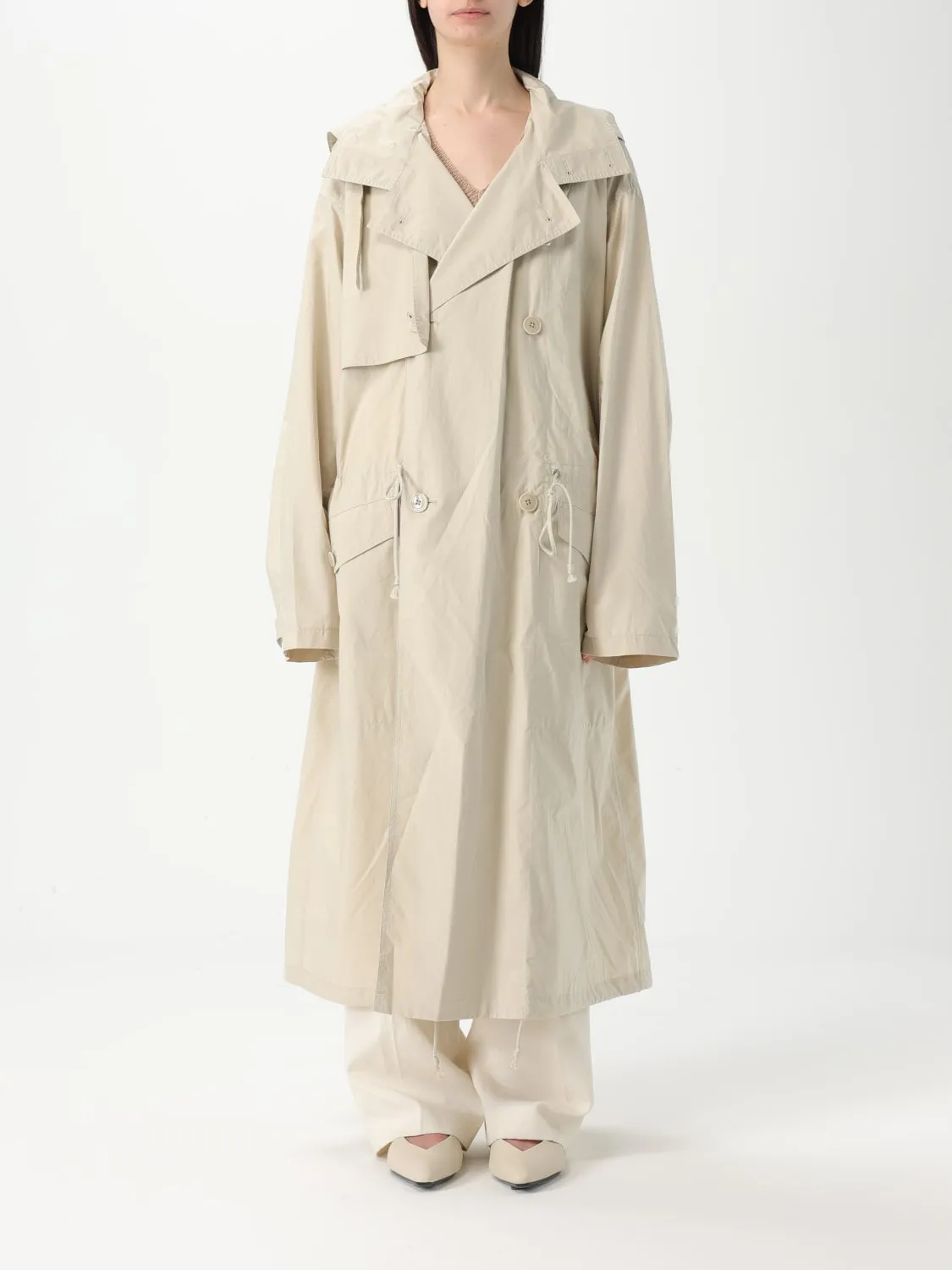 Trench lungo Lemaire in cotone