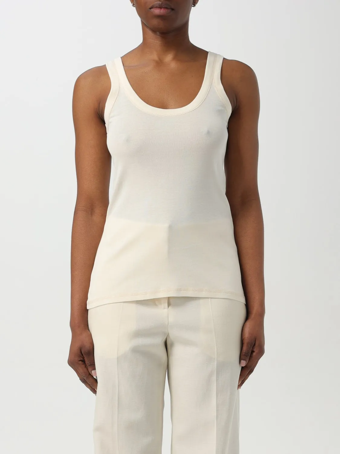 Canotta Lemaire in cotone stretch