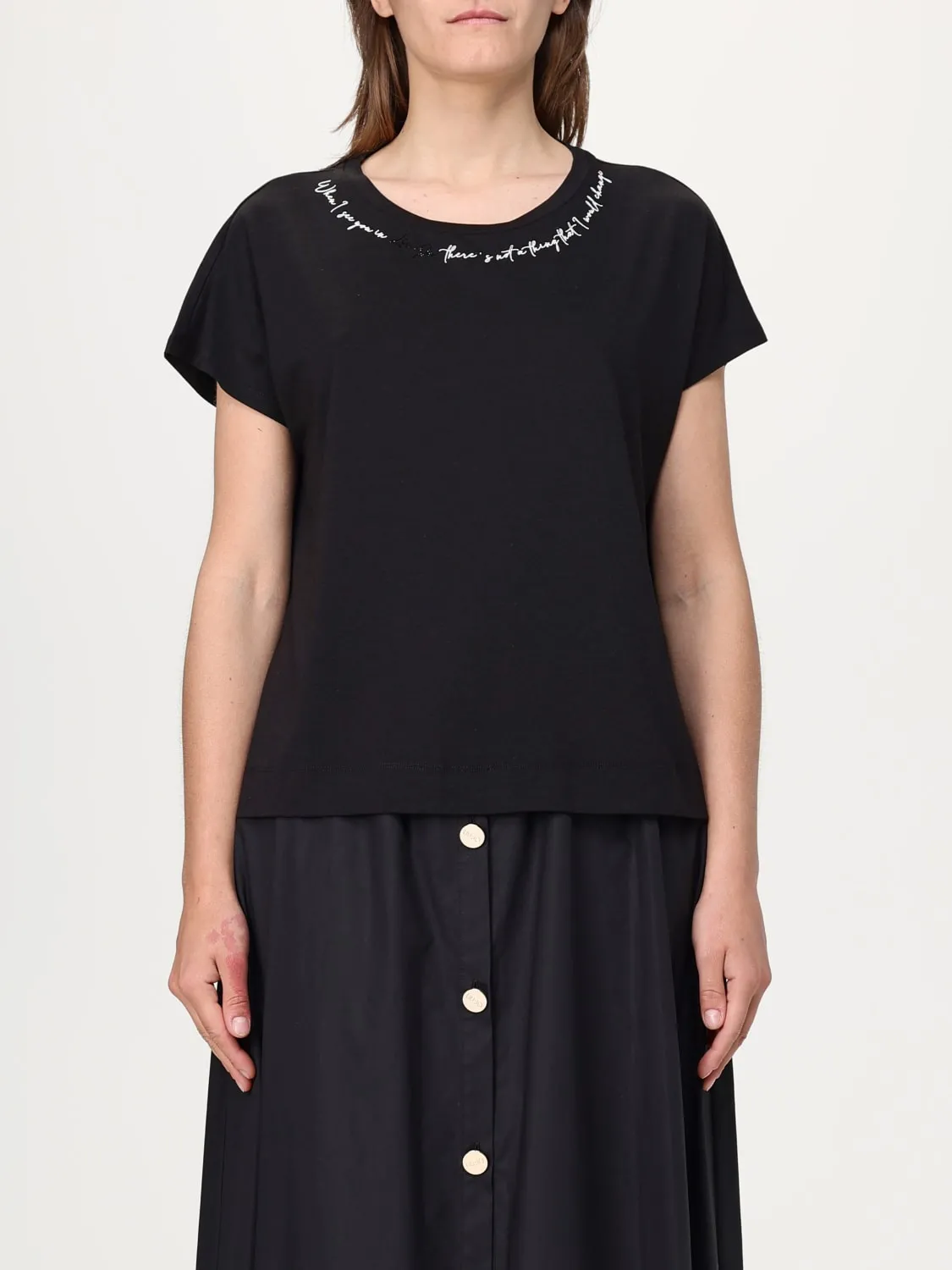 T-shirt con logo Liu Jo