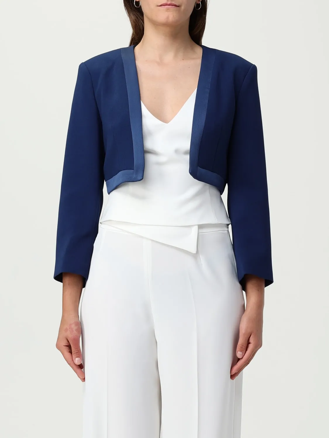 Giacca cropped Liu Jo in crêpe