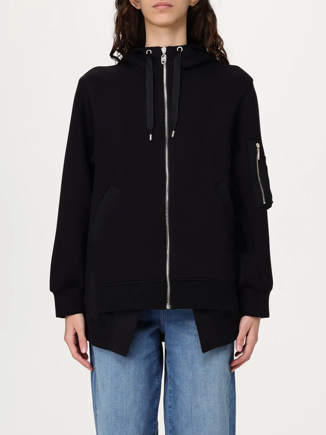 Felpa con cappuccio Liu Jo in misto viscosa