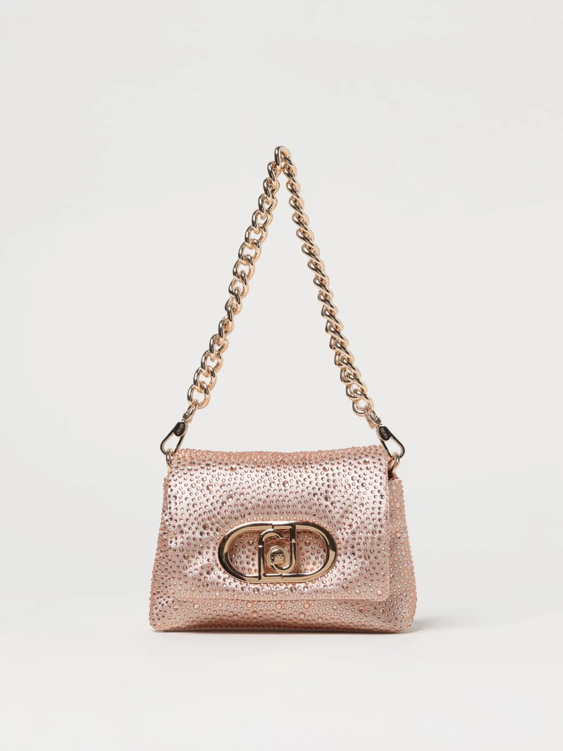 Borsa Liu Jo in viscosa con strass all over
