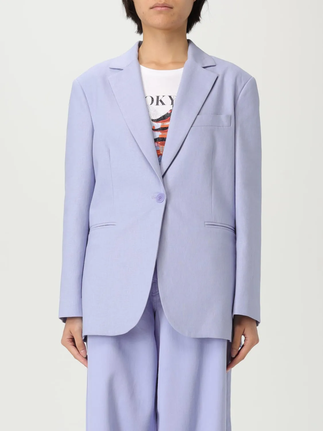 Blazer a monopetto in lino Liu Jo