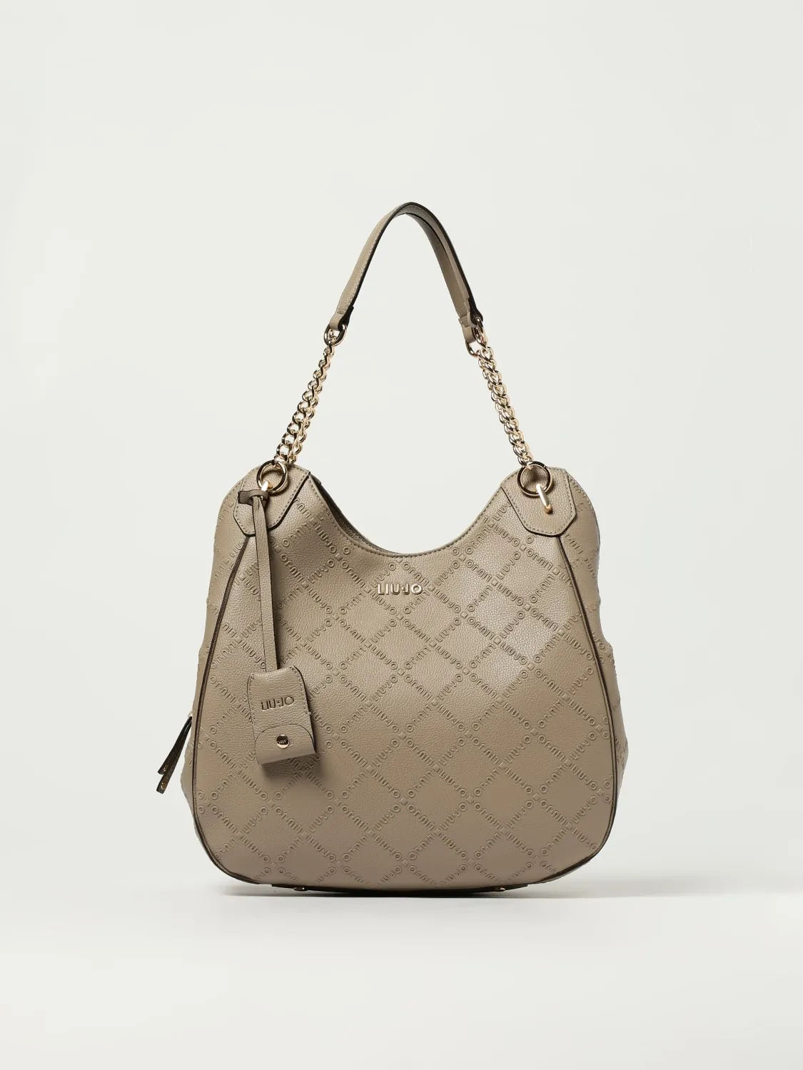 Borsa Liu Jo in pelle sintetica a grana con logo goffrato