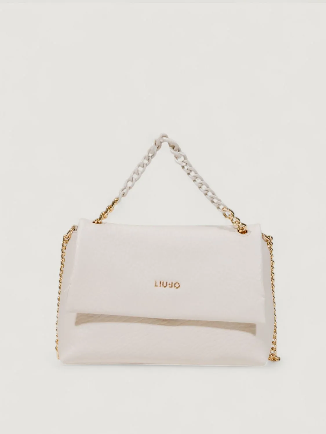 Borsa a spalla in ecopelle a grana Liu Jo