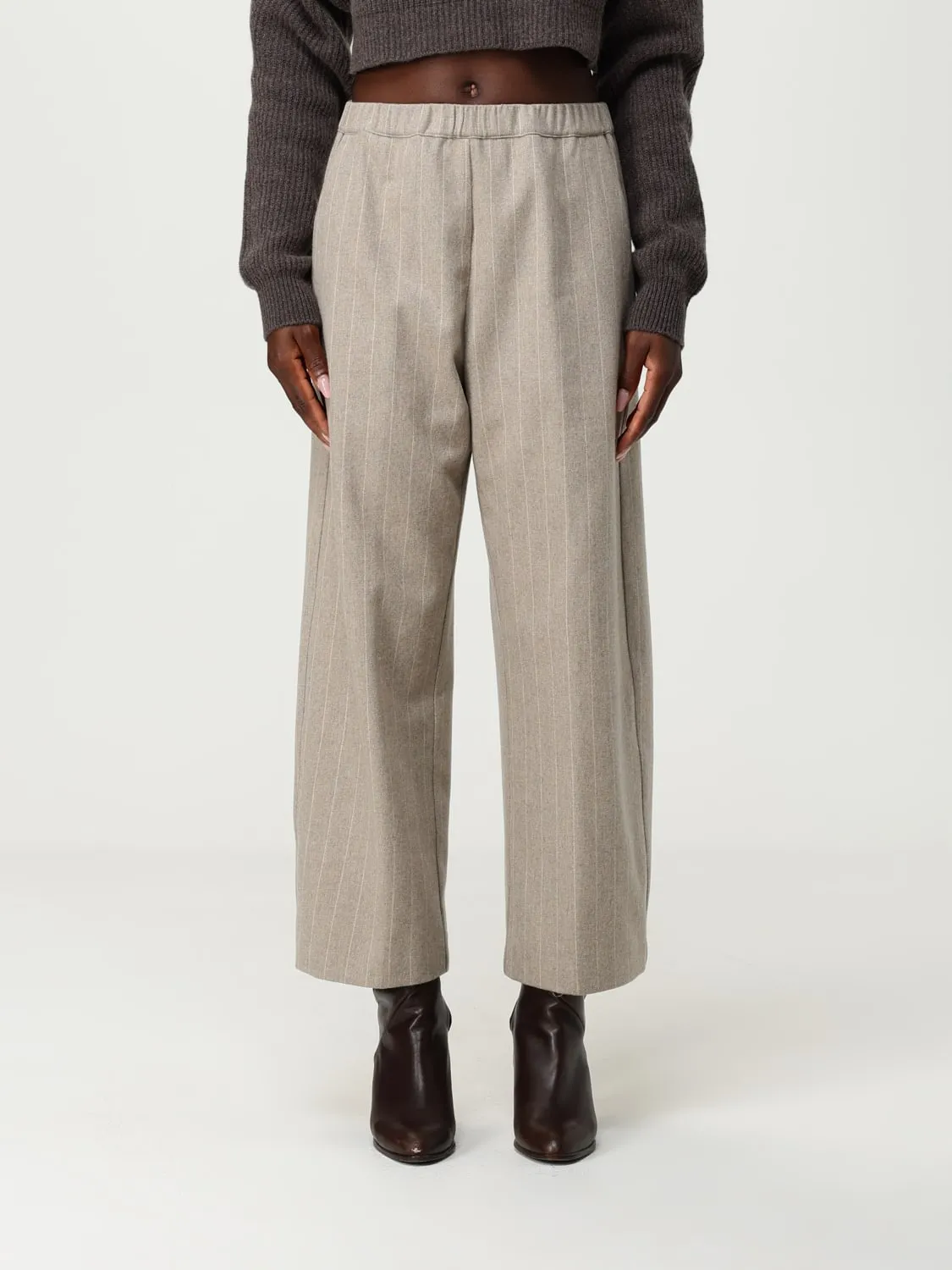 Pantalone casual Liviana Conti in misto cashmere