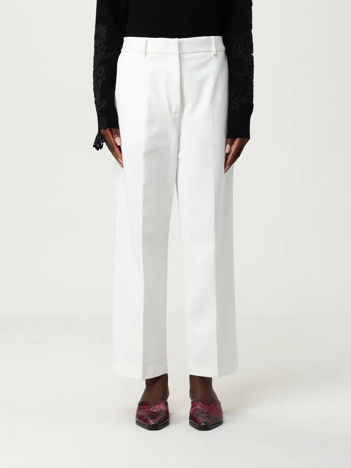 Pantalone classico Liviana Conti in misto viscosa