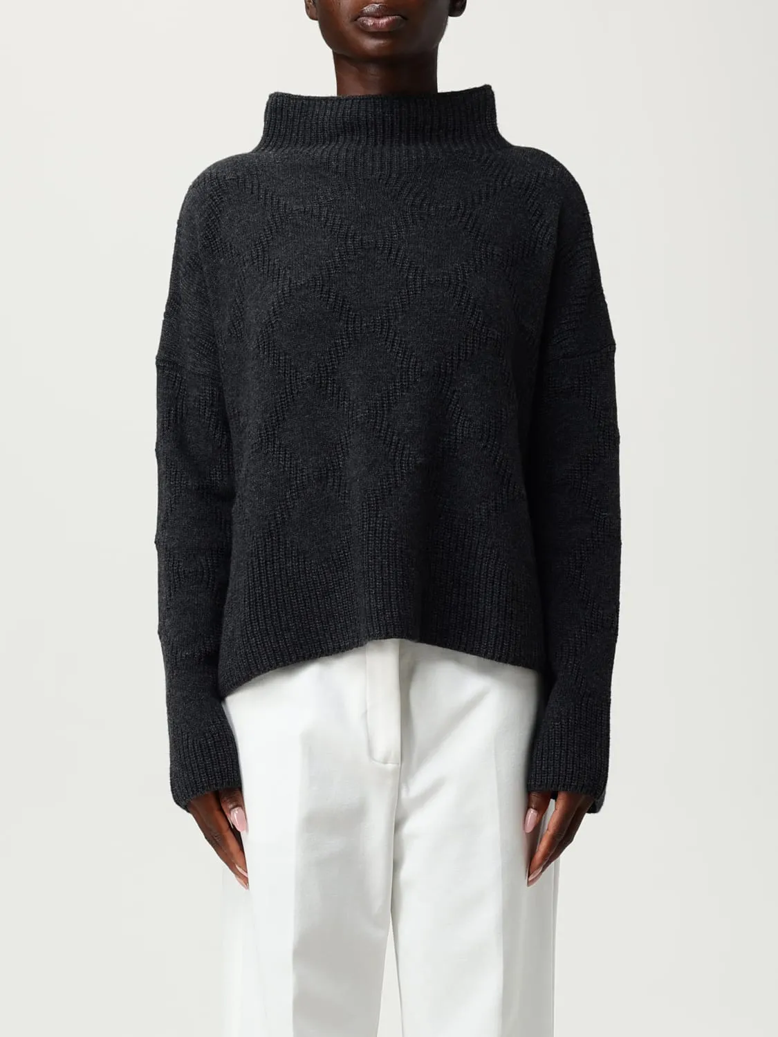 Pullover oversize Liviana Conti in misto cashmere