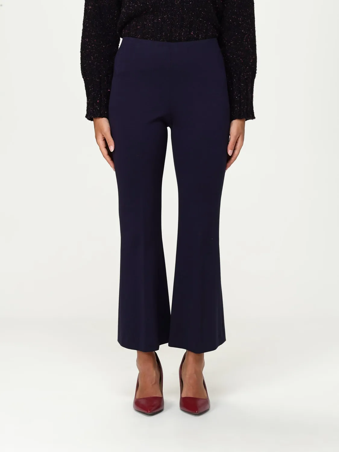 Pantalone flared Liviana Conti in misto viscosa