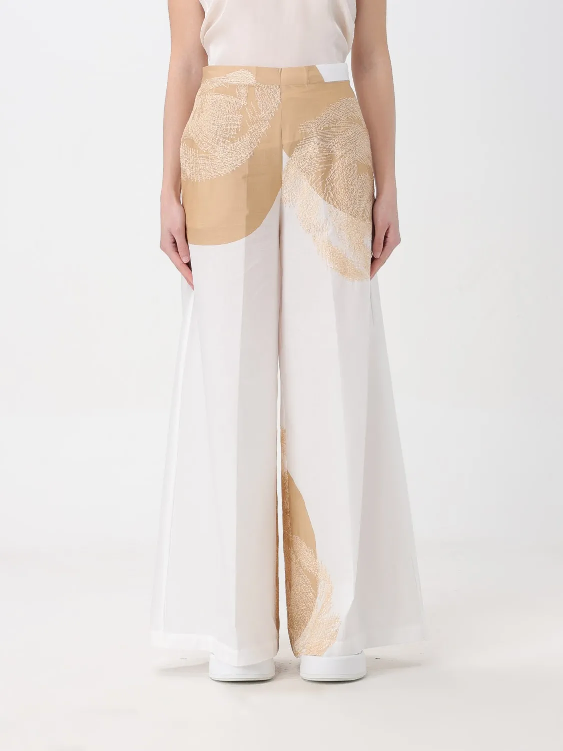 Pantalone Liviana Conti in crepe stampata