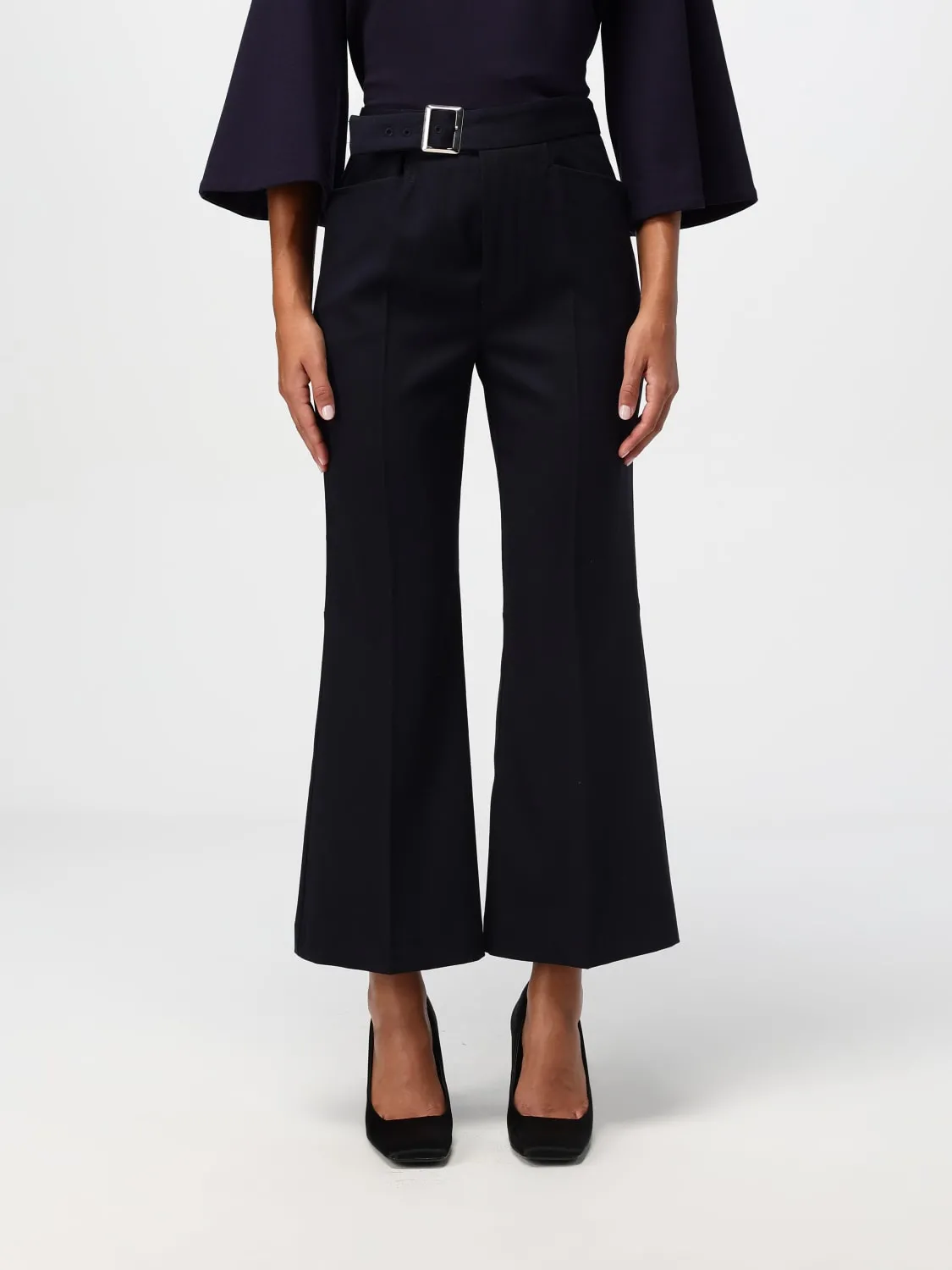 Pantalone Liviana Conti in viscosa con cinta