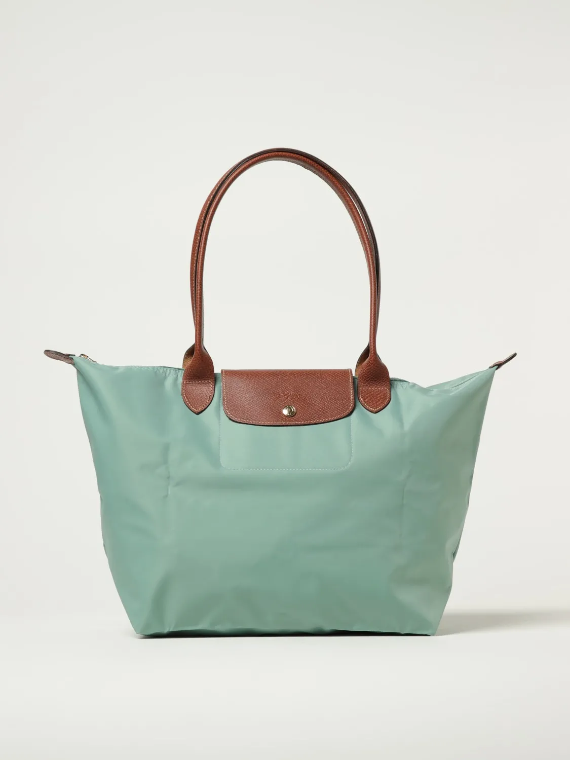 Borsa Le Pliage Original L Longchamp in nylon riciclato e pelle