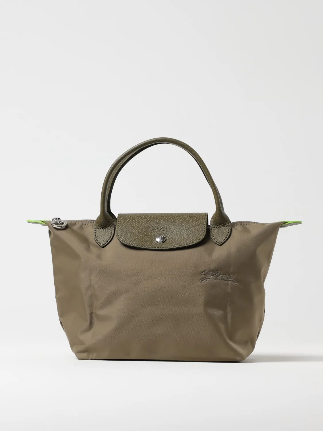 Borsa Le Pliage Longchamp in nylon e pelle a grana