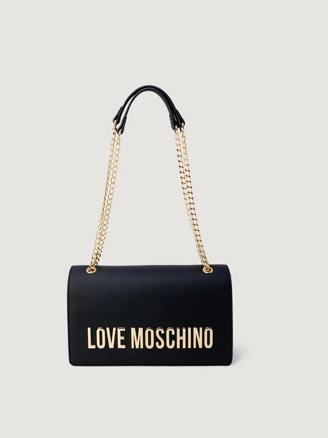 Borsa a spalla in pelle sintetica Love Moschino
