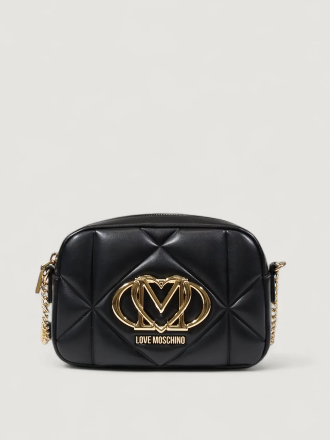 Borsa mini in pelle sintetica matelassé Love Moschino