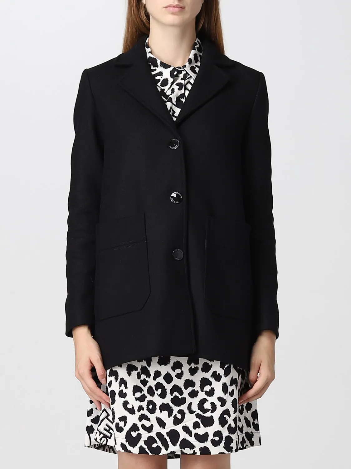 Blazer Love Moschino in panno di lana vergine