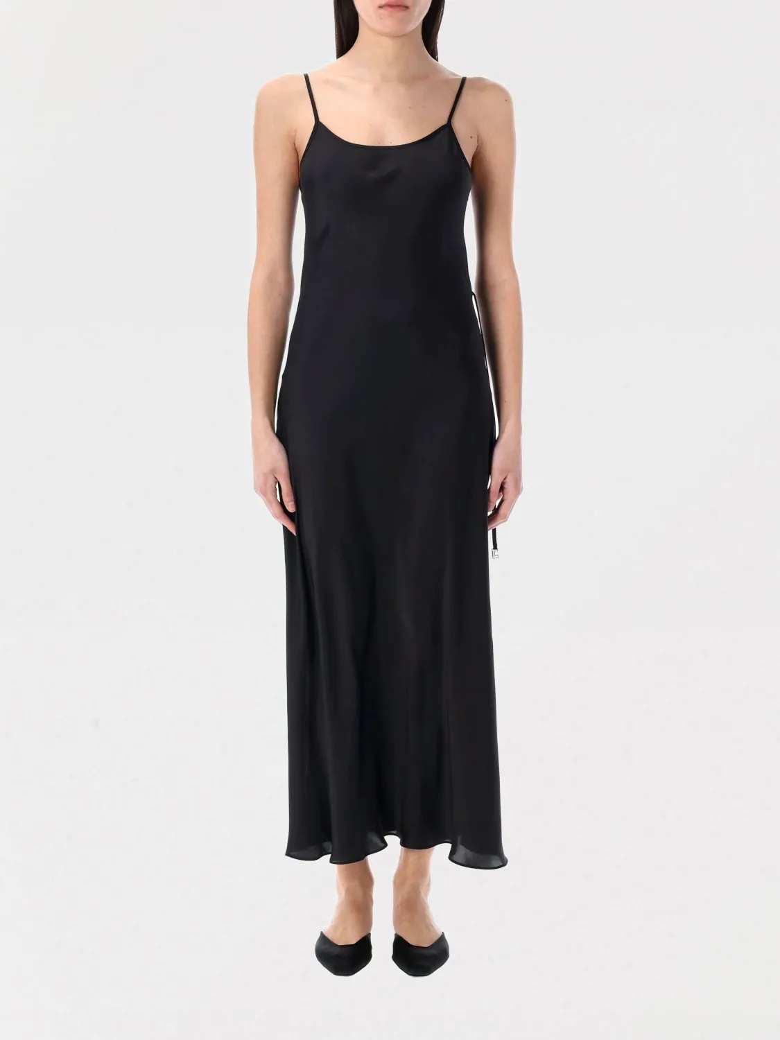 Abito basic Low Classic in crêpe