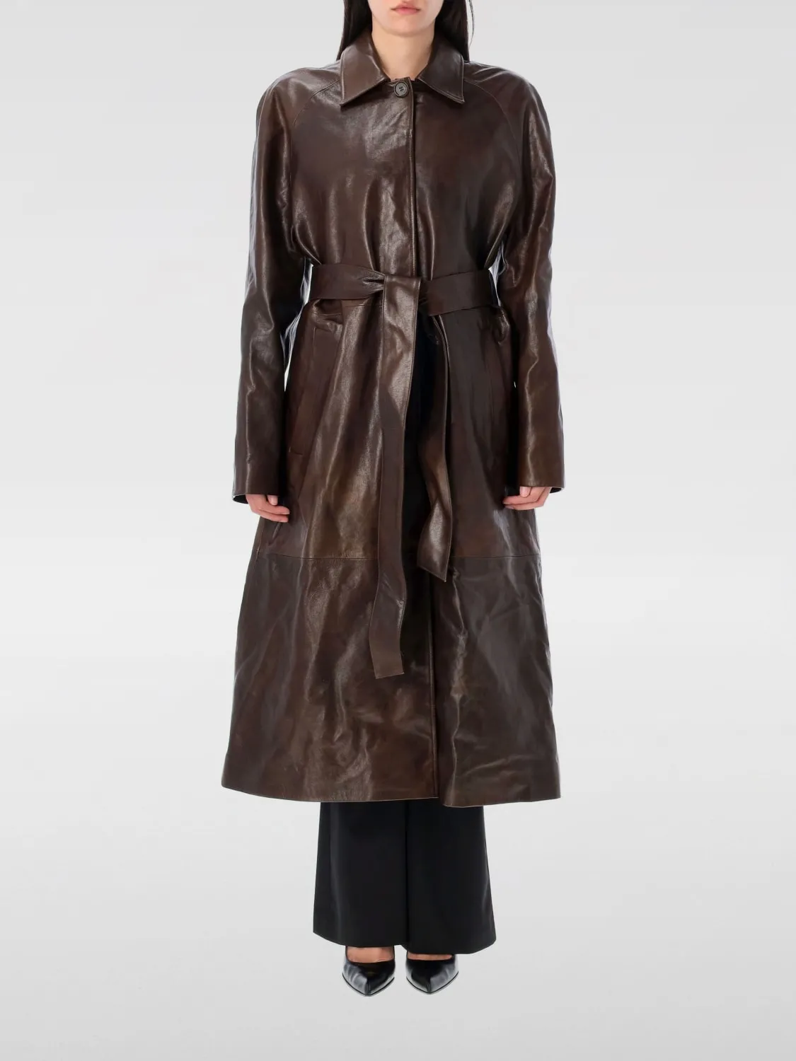 Trench Magda Butrym in pelle