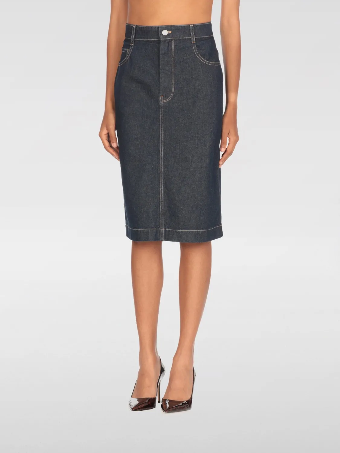 Gonna di jeans Maison Kitsuné