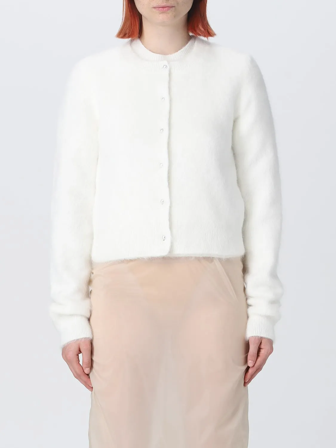 Cardigan Maison Margiela in misto lana e nylon