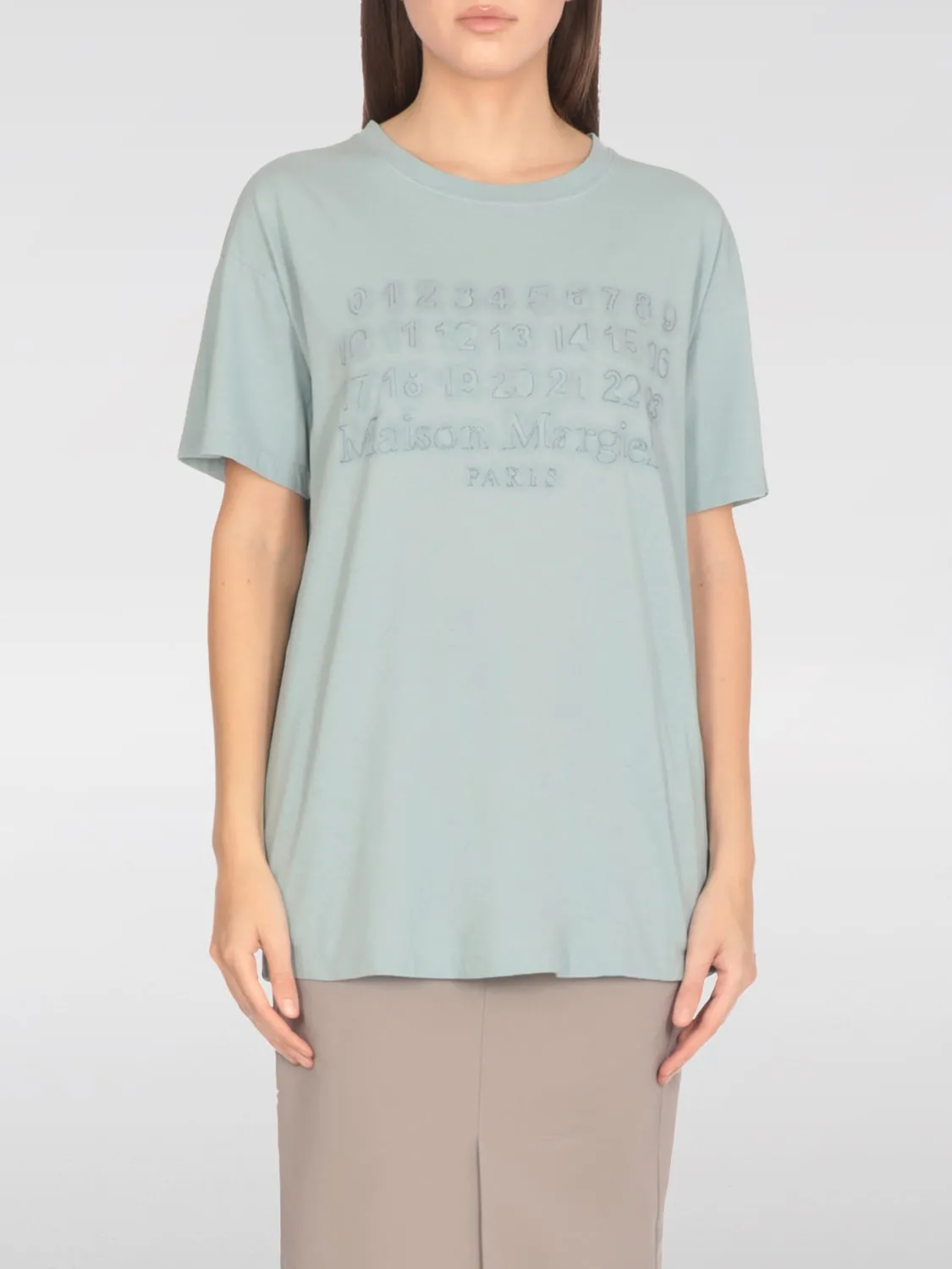 T-shirt Maison Margiela in cotone con Numeric Logo