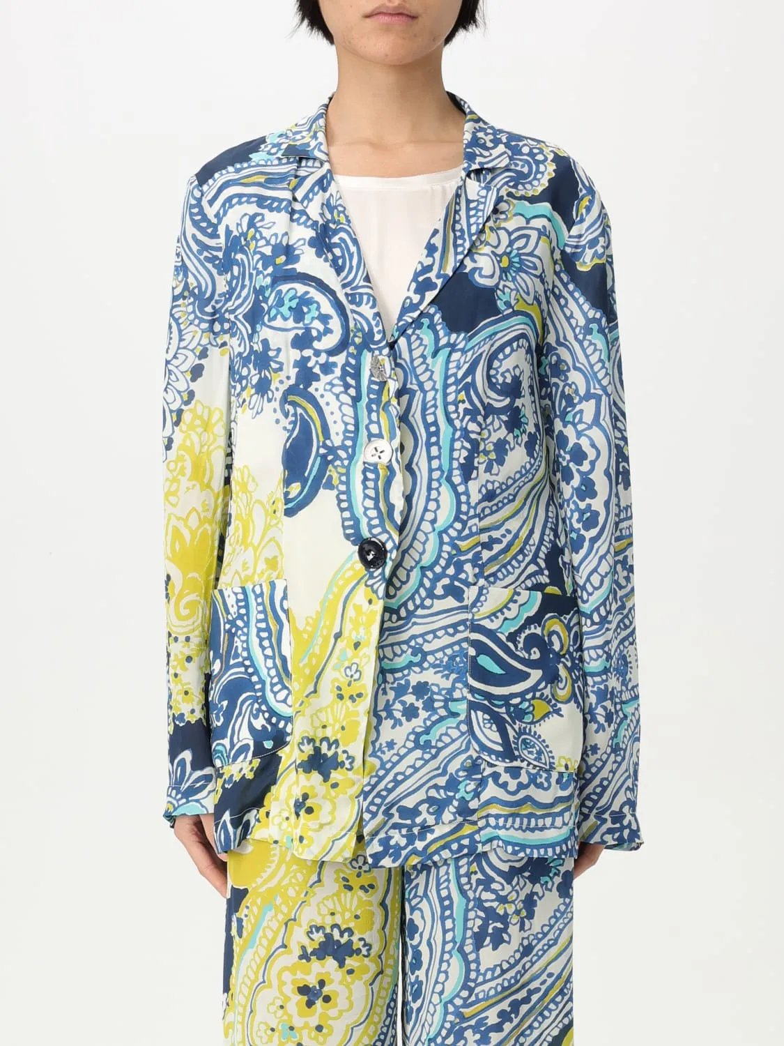 Blazer Maliparmi in viscosa stampata