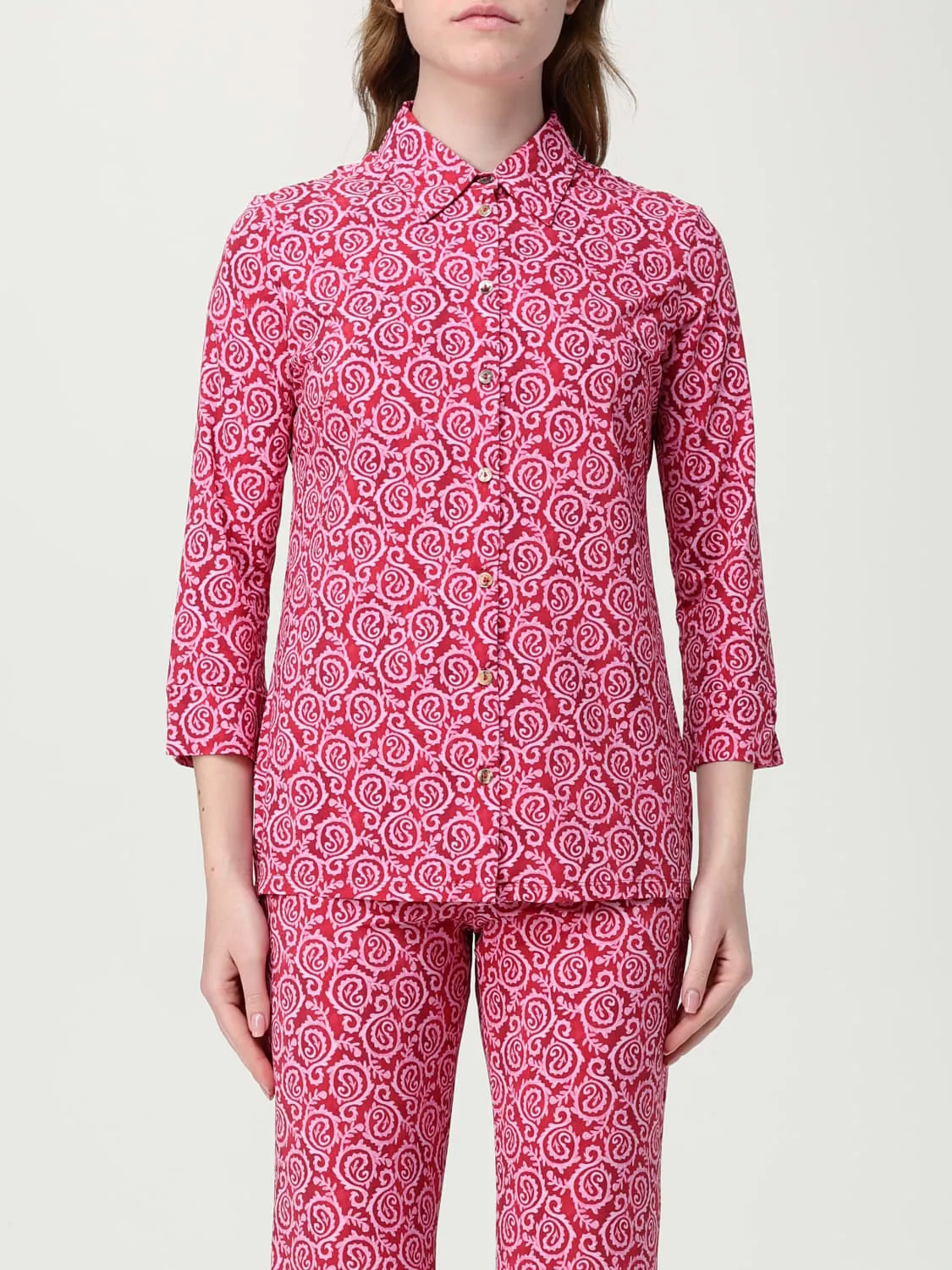 Camicia Maliparmi in jersey con stampa grafica