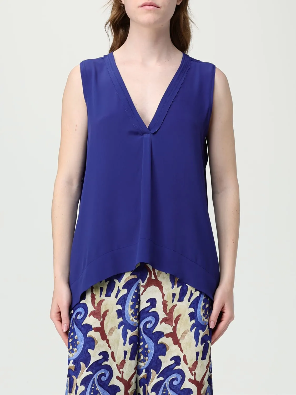 Top Maliparmi in misto seta