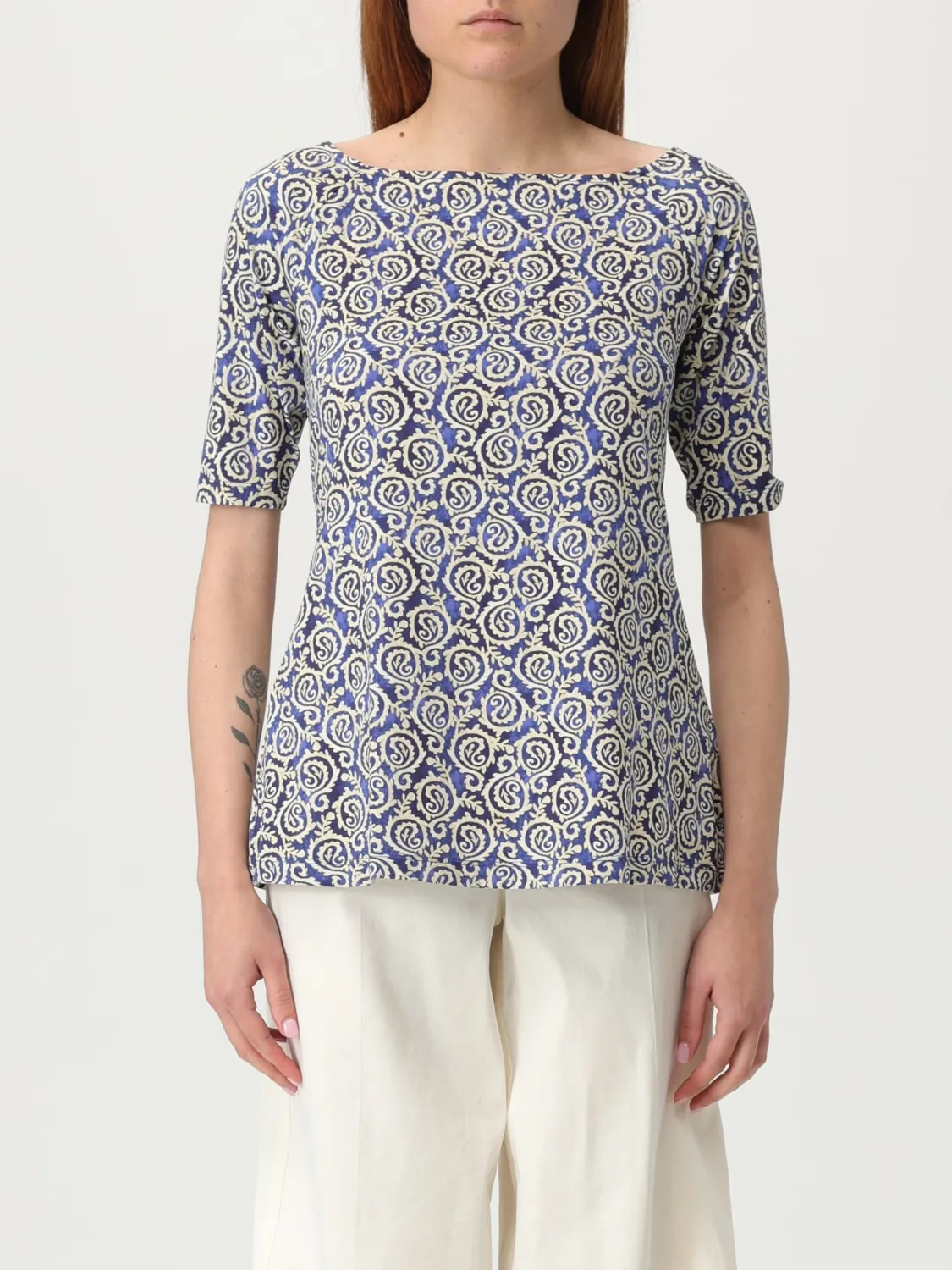 Maglia in jersey a fantasia Maliparmi