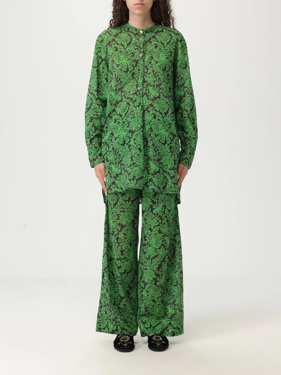 Camicia Maliparmi in cotone stampato