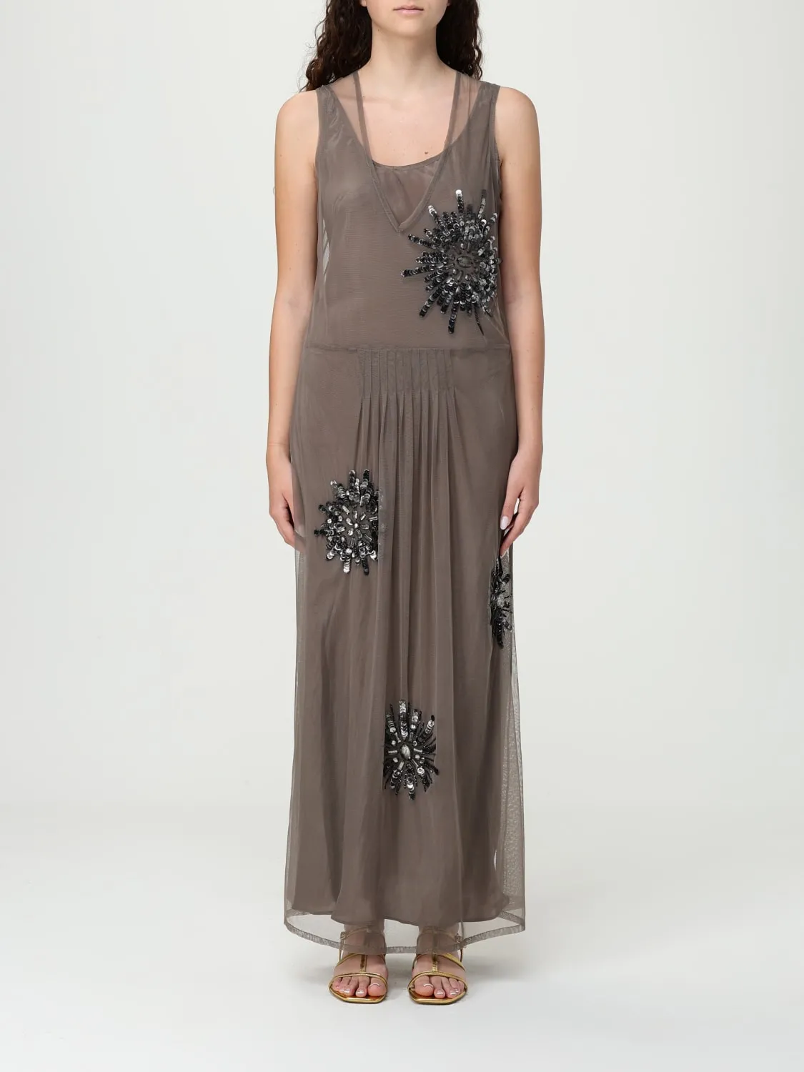 Abito Maliparmi in nylon con ricami